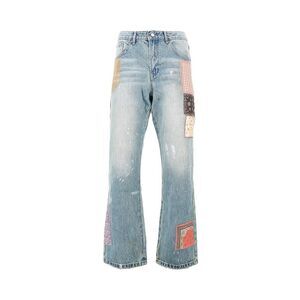 Found Men Tapestry Chalk Jeans